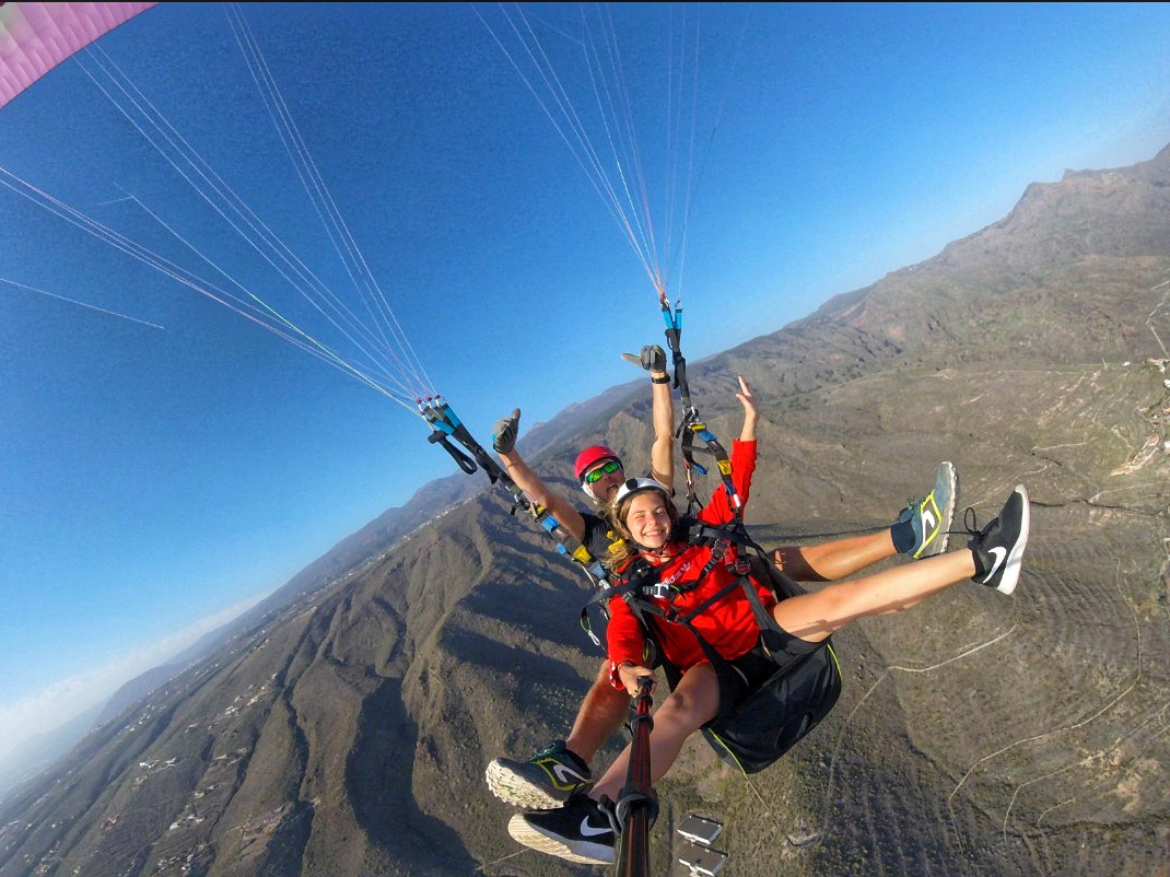 tandem parapente tenerife teide