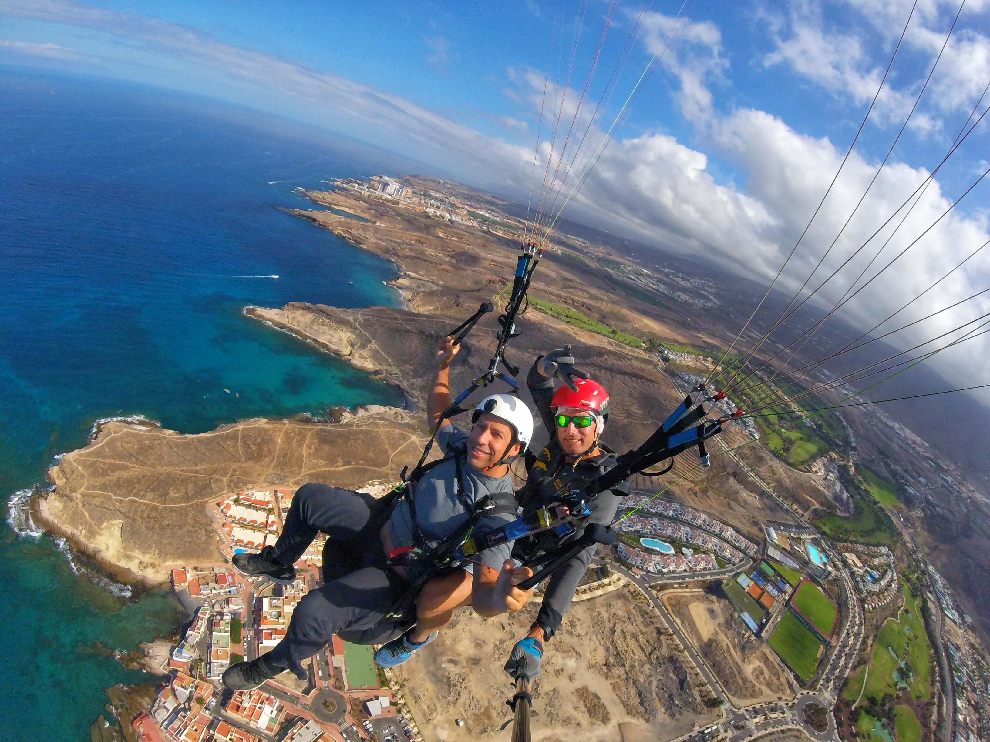 tandem paragliding tenerife south