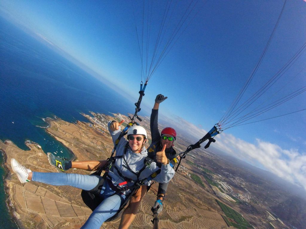 tenerife vol parapente barancos