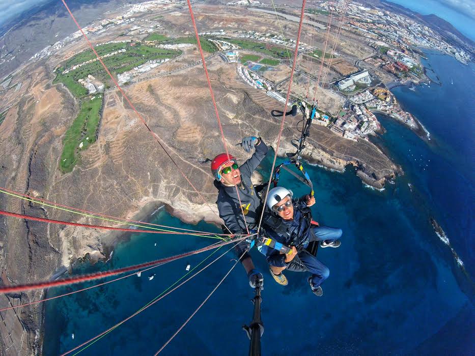 tandem paragliding in the south